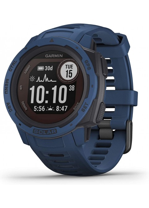 Garmin 010-02064-00 Instinct, Rugged Outdoor Watch with GPS, Features Glonass and Galileo, Heart Rate Monitoring and 3-Axis Compass, Graphite