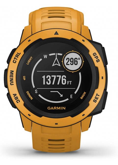 Garmin 010-02064-00 Instinct, Rugged Outdoor Watch with GPS, Features Glonass and Galileo, Heart Rate Monitoring and 3-Axis Compass, Graphite